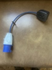 Caravan Fly Lead 16 Amp Plug To 13A Socket Generator Hook Up Power Cable