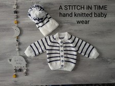Babies Hand Knitted Cardigan