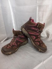 Ladies Merrell Walking/Hiking Boots - Size 7 - Brown/Pink - VGC
