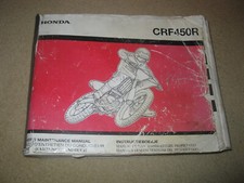 Honda Motorcycle Owner's Manual & Competition Handbook - CRF450R