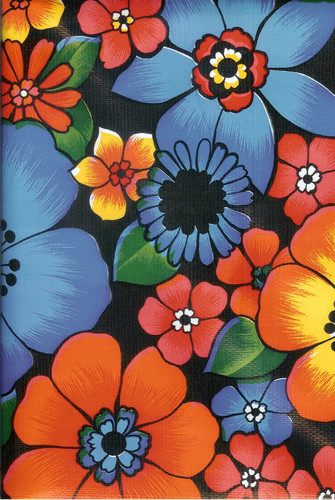 Oilcloth fabric tropical - fabric,