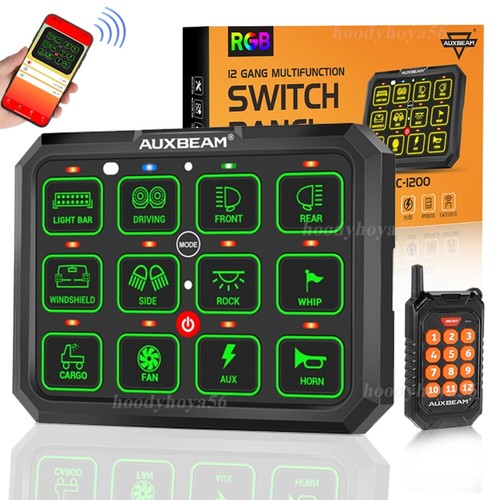 Auxbeam rgb 5in gang - 12,