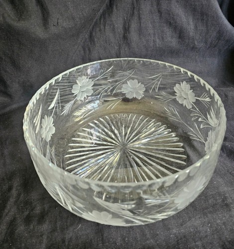 Pure lead cut crystal - , fruit