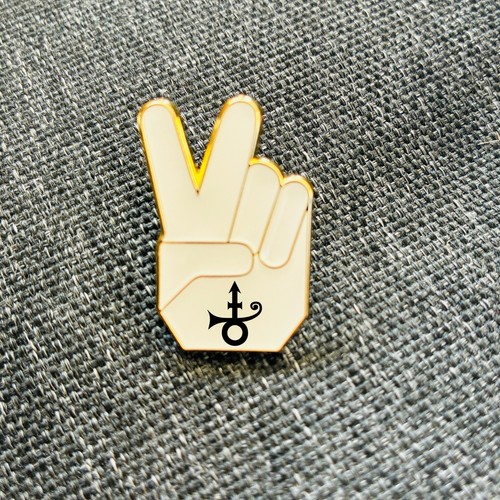 Prince metal pin badge - metal, two