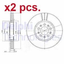 X2 PCS FRONT BRAKE DISC ROTOS