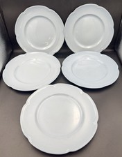 5 Johnson Bros. Greydawn Bluish 10" Scalloped Edge Utility Ware Dinner Plates