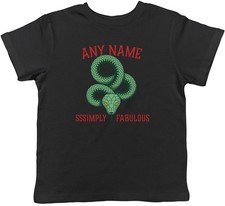 Personalised Any Name SSSimply Fabulous Snake Kids T-Shirt Boys Girls Gift