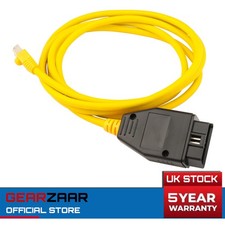 Ethernet to OBD Enet Cable Thick For BMW GEARZAAR F/G-Series UK Brand New