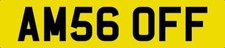 CHERISHED NUMBER PLATE OFF