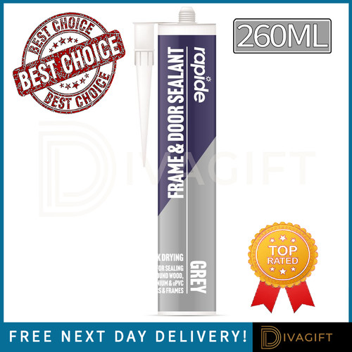 Grey door frame sealant for - door,