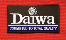 BROWN DAIWA FISHING BADGE IRON