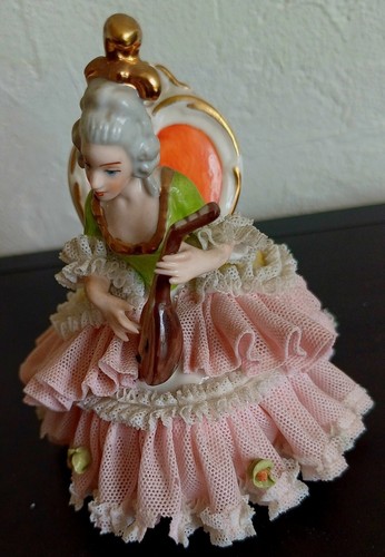 Pink dresden lace - pink,