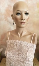 Stunning Unique Mannequin Head & Bust with Glass Eyes