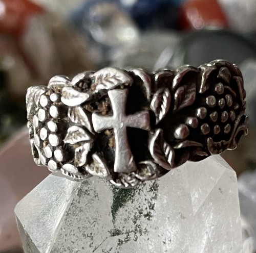 Sterling silver 925 cross - silver,