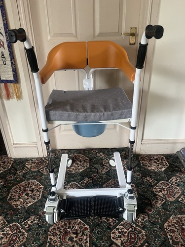 Commode toilet chair padded - toilet,
