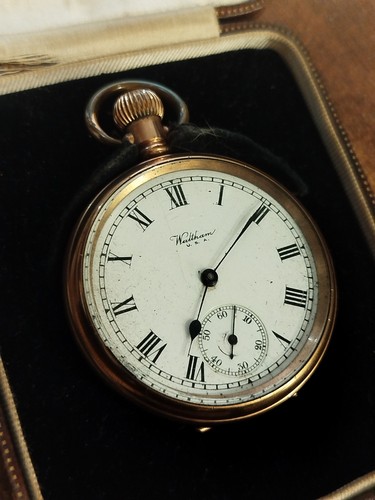 Waltham 10k gold star case - waltham,