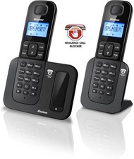 Binatone Shield 6015 Twin Call Blocker Home Telephone With Answering Machine