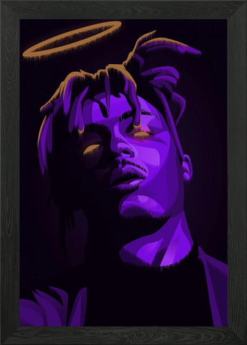 Juice wrld framed wall - framed, art