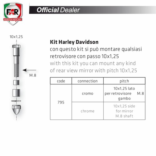Far 0795 chrome adapter - far, for