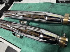 Vance & Hines Eliminator 300 Slip-On Mufflers  Harley Softail Heritage & Deluxe