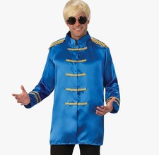 Sargent Pepper Fancy Dress Jacket The Beatles Paul McCartney Blue One Size New