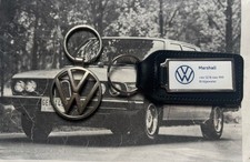 Two Genuine Volkswagen Keyrings Keychain Golf Passat Polo Tiguan Touareg VW A7