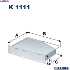 FILTER CABIN AIR K 1111 FOR