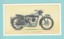 TRIUMPH  THUNDERBIRD  -  BRITISH  MOTOR  CYCLE  OF  THE  FIFTIES