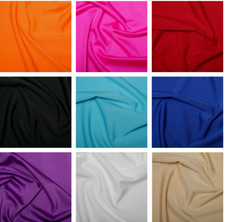 Lycra Fabric Plain Coloured 4 Way Stretch Swimwear 150cm Wide Dancewear