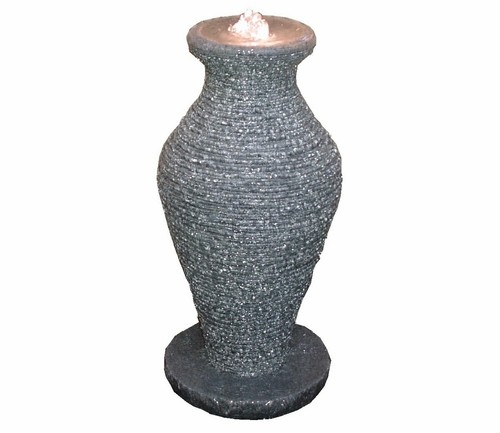 Solid granite vase water - solid,