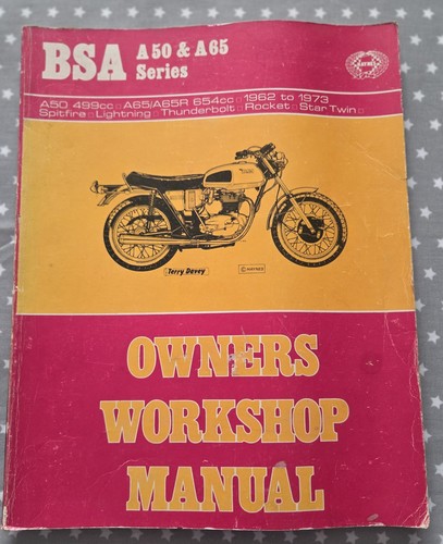Haynes bsa owner - owner’s, workshop