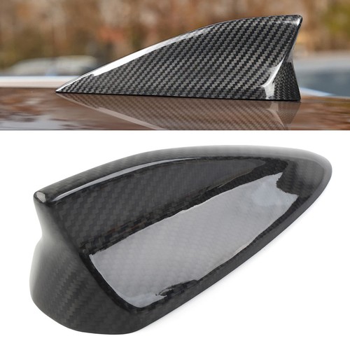Black carbon fiber shark fin - black,