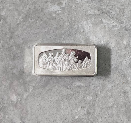 1973 franklin mint 1000 - mint, silver
