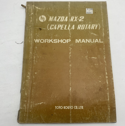 Workshop manual genuine - manual, mazda