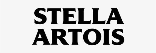 Stella artois vinyl sticker - 4",