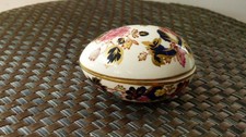 Masons Ironstone Blue Mandalay egg Shaped trinket box, free delivery