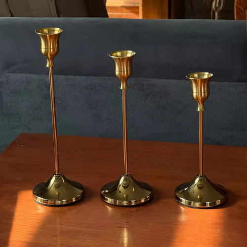 Pcs brass iron candle holder - pcs,