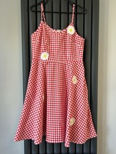 Voodoo Vixen Red Gingham Daisy