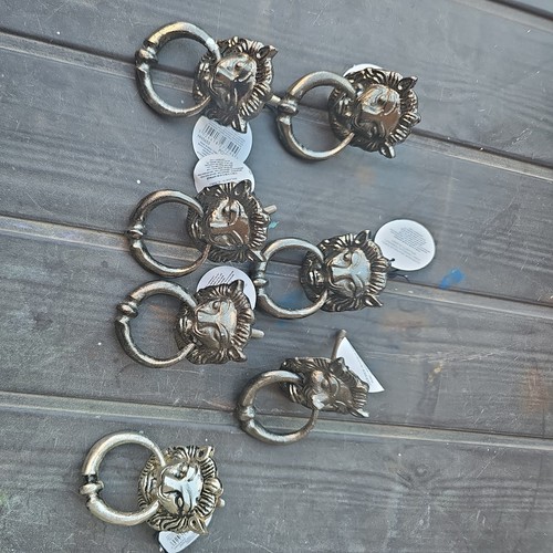 Bundle lion head door knob - 7,