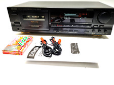 DENON DRM-740 3 Head Dual Capstan Stereo Cassette Tape Deck * Serviced *