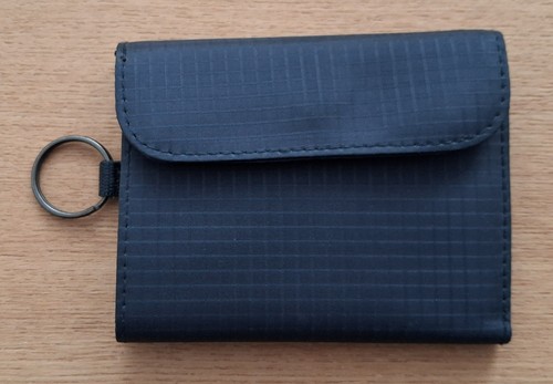 Black nylon wallet - , by