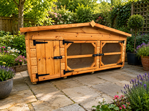 Rabbit hutch guinea pig - guinea,