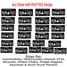 Any Text RUN THIS Personalized