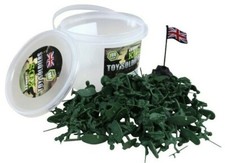 KIDS ARMY 100 piece TUB of
