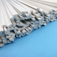 2mm-8mm ABS Half-Round Bar Styrene Plastic Strips Rods Plasticard 250mm Length