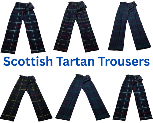 Scottish tartan trouser - scottish, /