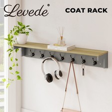 Levede Coat Rack Wall Mounted