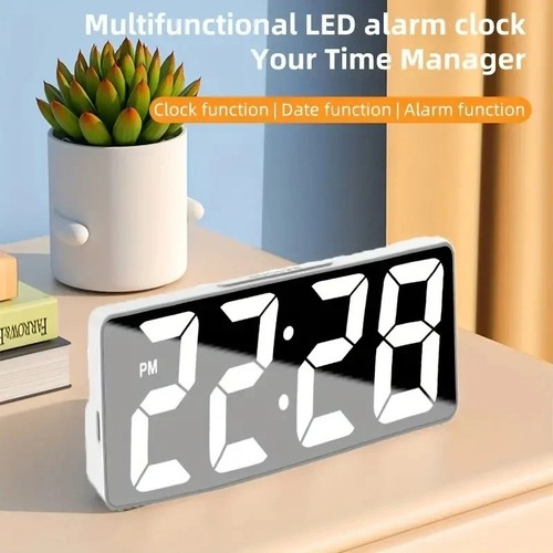 Digital alarm clock bedside - alarm,