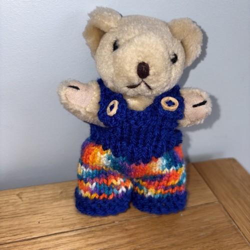 Teddy bear clothes blue - teddy,