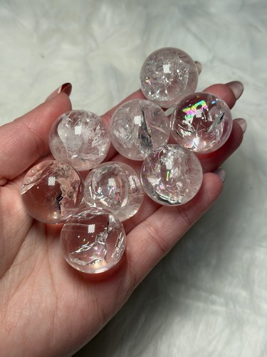 Clear quartz rainbow - quartz,